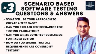 Scenario Based Software Testing Interview Questions amp Answers  Part 3 [upl. by Aihselat736]