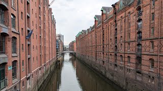 A Walk in Hamburg Speicherstadt and the Elbphilharmonie [upl. by Armalda154]