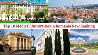 Top 10 MEDICAL UNIVERSITIES IN ROMANIA New Ranking [upl. by Theran55]