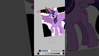 twilight sparkle eyeli mlp infection au infection mlp mlphorror mlpinfection twilightsparkle [upl. by Crespo]