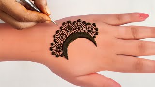 Eid special mehndi design  चांद मेहंदी डिजाइन  eid ki mehandi design 2024 [upl. by Naujit456]