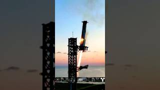 🚀 SpaceX Catch Makes History Booster Caught MidAir in ‘Chopsticks Maneuver shorts elon musk [upl. by Merta329]