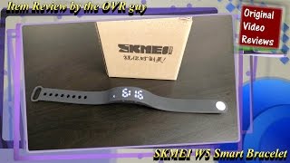 SKMEI W5 Smart Bracelet Review [upl. by Rattray919]