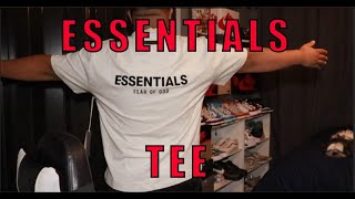 IS THE ESSENTIALS FOG COLLECTION WORTH IT LIGHT OATMEAL essentials tee [upl. by Teiv941]