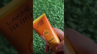 Lakme sun expert sunscreen  rs139  skincare  affordable shorts trending lakme sunscreen [upl. by Annirak162]