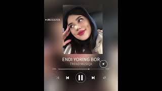 ENDI YORING BOR  Trend Musiqa  Slowed amp Reverb shorts EndiYoringBor trend instagram [upl. by Brooks]