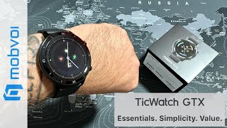 MobVoi TicWatch GTX  Unboxing and HandsOn [upl. by Andonis403]