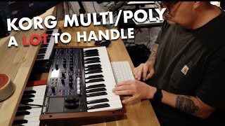 KORG MULTIPOLY  Impressive synth with a learning curve [upl. by Oiramal]