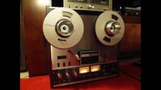 Teac A3300SX 2T Master Recorder  Darklab  Quantegy Precision Metal Reel 8quot [upl. by Ainekahs]