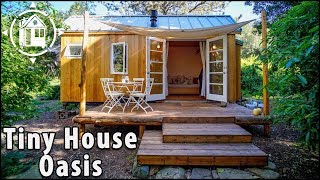 Lady Builds Affordable Tiny House to Live in Expensive California [upl. by Yroffej]