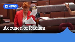 Fatima Payman accuses Pauline Hanson of racism  ABC News [upl. by Maxey]