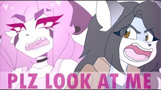 PLZ LOOK AT ME meme collab [upl. by Sivolc249]