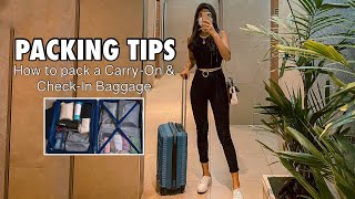 PACKING TIPS What must be inside your carryon and checkin baggage  Jen Barangan [upl. by Landing]