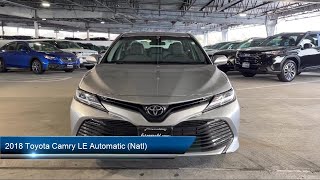 2018 Toyota Camry LE Automatic Natl [upl. by Hutner]