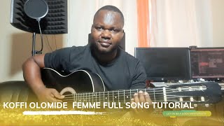 Koffi Olomide  Femme Full Song Tutorial Part 1 With Ngoy Kabangwa [upl. by Emmie]