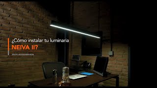 ¿Cómo instalar lámpara Lineal LED NEIVA II 💡 [upl. by Drolet]