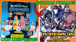 CAJA COMPLETA de SOBRES PREMIUM ADRENALYN XL 202223 LIGA SANTANDER 100€ 😱 [upl. by Ttnerb856]