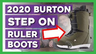 NEW 2020 BURTON STEP ON RULER SNOWBOARD BOOTS [upl. by Acimak]