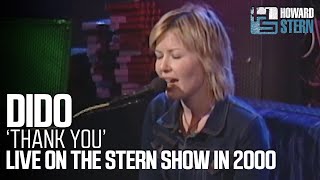 Dido “Thank You” Live on the Stern Show 2000 [upl. by Sedgewake423]