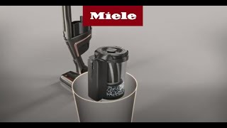 Triflex HX1  Emptying the dust container I Miele [upl. by Aivirt]