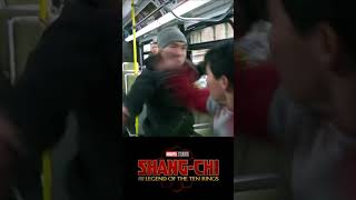 Shangchi and the Legend of the Ten Rings  Bus Fight scene [upl. by Navonoj305]