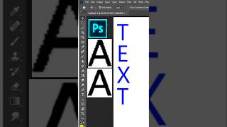 Way To Fix Pixelated Text In Photoshop  Text Problem In Photoshop  shots tranding [upl. by Cormier]