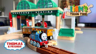 Revealing Thomas and Friends Wooden Railway Knapford Station  10000 Subs Celebration [upl. by Haroved]