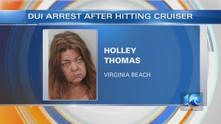 Police Drunk driver injured Virginia Beach officer in crash [upl. by Tnaryb]