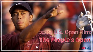 2002 US Open Film quotThe Peoples Openquot  Tiger Woods Strong Performance at Bethpage Black [upl. by Mayne381]