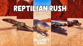 Nile Monitor Gharial American Alligator Saltwater Crocodile Dwarf Caiman  Planet Zoo Race [upl. by Moll290]