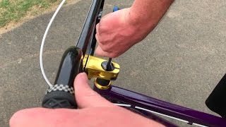 HOW TO TIGHTEN YOUR HEADSET  BMX [upl. by Jecoa]