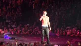 Justin Bieber quotBabyquot Denver June 30 2013 [upl. by Ellehcar]