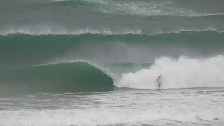 Riders of the storm Newquay Fistral Cornwall [upl. by Kennie122]