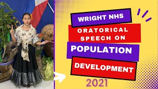 Population Development  Oratorical Speech [upl. by Kcyred217]