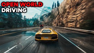 Ultra Realistic TOP 5 Open World Car Driving amp Racing Games For Android 2024 [upl. by Barraza]