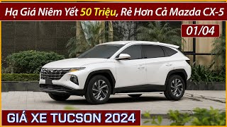 Xe Hyundai Tucson hạ giá niêm yết tháng 04 đến 50 triệu Và giảm thêm tiền mặt Rẻ hơn xe CX 5 [upl. by Hareemas]