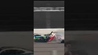 2022 Harrison Burton Daytona 500 Flip shorts crash nascar flip racing daytona viralvideo usa [upl. by Irroc753]