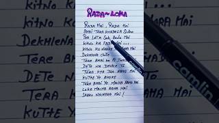 rada hai rada 💖Loka rapper music rap lyrics song [upl. by Nyved]