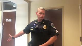 Parkville MO  Tyrant Says He Will Arrest Me Off Cameras View [upl. by Cly634]