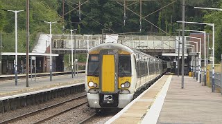 Double Great Northern Class 387 passes Hadley Wood 27723 [upl. by Barthelemy]