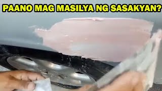 PAANO MAG MASILYA NG SASAKYAN [upl. by Onilegna550]