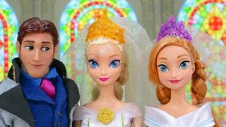 Frozen Anna y Elsa Pelean por Casarse con Hans AventurasJuguetes [upl. by Notsahc]