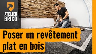 Atelier brico HORNBACH  Poser un revêtement plat en bois [upl. by Llenral]