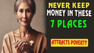 7 Places in Your Home That Attract Poverty if You Keep Money in Them  Buddhist Teachings [upl. by Ynaoj]