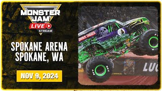 Monster Jam Spokane WA  3 Full Event  Nov 9 2024  Monster Jam Arena Series [upl. by Malha]