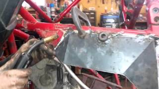 Fl350 to rotax Fl670 conversion side plate welding [upl. by Andrei]