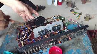 Technics Amplifier Restoration [upl. by Mikol]