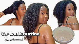 THE ULTIMATE DIY COWASH ROUTINE FOR NATURAL HAIR  CLEAN MOISTURIZED amp DEFINED CURLS [upl. by Giuliana]