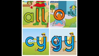 Letterland Alphabet Phonics Sounds amp Games  Digraphs and Trigraphs all o c g [upl. by Nwahsit39]