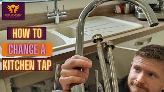 How to Change a Kitchen Tap  Plumbing a Tap [upl. by Elyad]